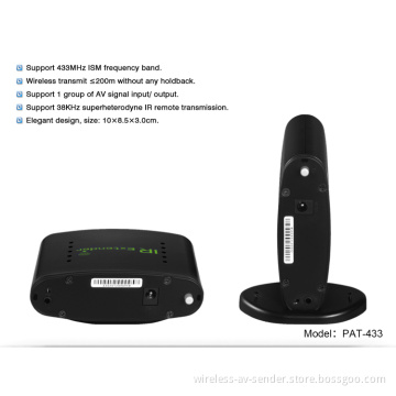 PAKITE Brand 433mhz wireless audio video transmitter and receiver